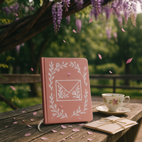 LABON Carnet de notes en cuir PU avec coins arrondis pour l'écriture de cadeaux.