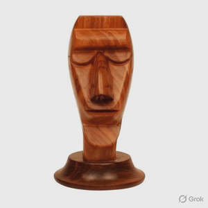 Support de présentation artistique en forme de visage pour lunettes, idéal pour vitrine - Product Image 6