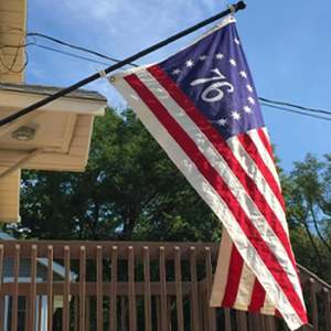 ธงชาติอเมริกันปักลายสองด้าน ขนาด 3x5 ฟุต รุ่น Bennington 76 Betsy Ross ทนทาน ปี 1776 ลาย 13 ดาว สำหรับใช้งานกลางแจ้ง - Product Image 2