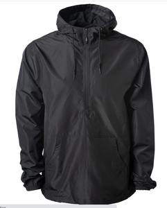 Chaqueta cortavientos impermeable con forro de Sherpa de lona unisex con logotipo frontal diseño activo de gran tamaño - Product Image 4