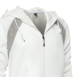 Survêtement de jogging de gymnastique 2 pièces personnalisé de haute qualité pour hommes, vêtements de sport d'hiver à fermeture éclair complète, caractéristiques de maternité amples - Product Image 6