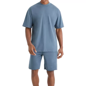 Ensemble de vêtements pour hommes T-shirt et short d'été 2026 Nouveau T-shirt à manches courtes ample pour hommes et short Ensemble de deux pièces - Product Image 3