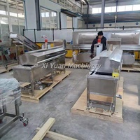 Nueva Freidora Eléctrica Pequeña Totalmente Automática de Acero Inoxidable para Nuggets de Pollo y Bocadillos, Alta Productividad