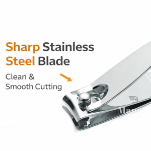 Cortauñas Profesional de Acero Inoxidable con Abertura de Mandíbula Ancha y Curva, Llavero - Cortador de Uñas Duradero para Manicura/Pedicura - Product Image 2