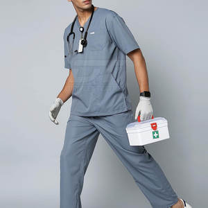 ชุดเครื่องแบบโรงพยาบาลสำหรับผู้ชายชุดขัด2025พยาบาลและหมอสไตล์ล่าสุด - Product Image 4
