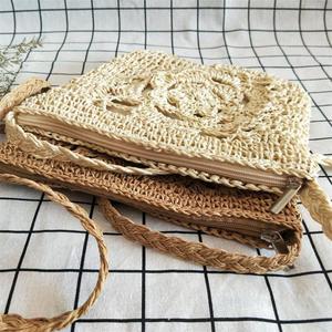 Sac en crochet en macramé fait à la main | Sac fourre-tout en macramé fabriqué en coton cordon Crochet soudure dames sac d'Inde - Product Image 2