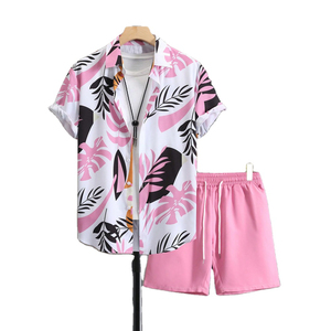 Private label sublimation printing short sleeve summer <b>set</b> customized cotton Breathable twin <b>set</b> high demanded summer <b>set</b> - Product Image 3