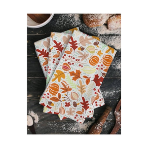 Serviette de cuisine de golf écologique et résistante à la décoloration, tissée gaufrée brodée de 500GSM, 100% coton biologique, approuvée par GOTS - Product Image 4