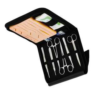 Kit complet de pratique de suture chirurgicale de haute qualité coussinet de Suture en métal en acier inoxydable incurvé Source d'alimentation manuelle vente en ligne - Product Image 2