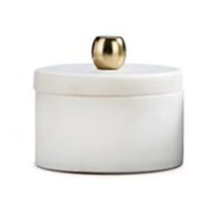 Caja de Almacenamiento Coleccionable de Mármol Ónix Negro con Acabado Lacado, Marco de Metal, Tamaños Personalizables - Joyero de Diseño Industrial - Product Image 1