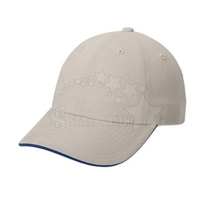 Deportes al aire libre diseño clásico sombrero de béisbol última llegada Unisex al por mayor personalizado sándwich ala estilo deportivo - Product Image 3