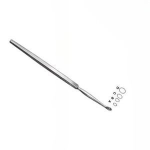 อุปกรณ์ผ่าตัดผิวหนังทำจากสเตนเลสสตีล14ซม. อุปกรณ์สำหรับแพทย์ผิวหนังแบบสั่งทำจากสุนัขจิ้งจอก Lupus curette - Product Image 4