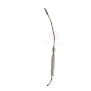 Tube d'aspiration incurvé en acier inoxydable de qualité médicale 12,5 mm x 32 cm, manche creux, outil chirurgical manuel, JIMED SURGICAL, certifié CE - Product Image 6