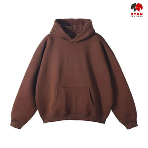 Sweat à capuche pour homme Ryan Pro Gear 100% coton, uni, confortable et respirant, avec logo personnalisé sur le devant, design OEM ODM - Product Image 3
