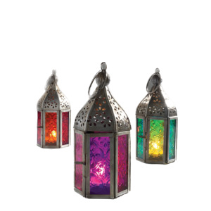 Black Antique Orange <b>Moroccan</b> Glass Metal <b>Lanterns</b> Decorative Candle Holders Jars Handmade Customizable Design Home Decoration - Product Image 2