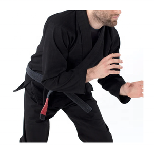 Best Quality Black-Color Jiu-Jitsu-Judo-Gi Uniform With Cotton Black-Belt OEM Service Low Price Jiu-Jitsu-Judo-Gi Uniform - Product Image 4