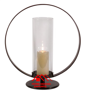 Heart Shaped t Light <b>Candle</b> Holder in Black Finished for Table Top Decoration & <b>Dinner</b> Table Decor Elevated Design - Product Image 2