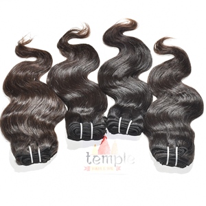 Non traité 100% paquet vietnamien vierge vague profonde couleur naturelle noir cuticule alignée vente en gros d'extensions de cheveux humains vierges - Product Image 5