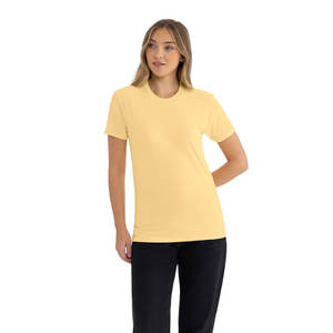 Camiseta de punto unisex para mujer, modelo 6210, de jersey CVC, ultra suave, con elastano/poliéster, estampada, transpirable, de manga corta. - Product Image 4