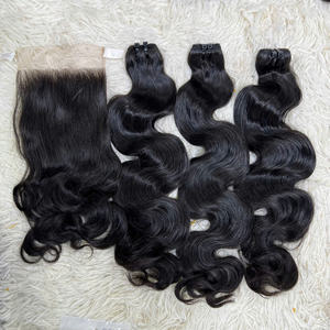 Cabello Ondulado Vietnamita, Ondulado Natural Remy Virgen 1B, Tejido Profesional de Alta Longitud, Doble Trama, Todos los Colores - Product Image 2