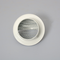 Capot de ventilation extérieur épaissi en acier inoxydable 304, peinture blanche cuite, résistant aux intempéries et à la pluie, du fabricant