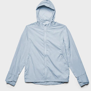 Veste à capuche coupe-vent légère pour homme, taille plus, décontractée, d'hiver, avec logo personnalisé, ourlet réglable, vente en gros, haute qualité - Product Image 1