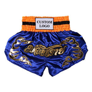 Nouveauté Logo personnalisé Kick Boxing Muay Thai Shorts Vêtements d'arts martiaux Vêtements de sport Muay Thai Shorts - Product Image 3