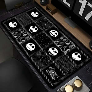 XXL Jack Skellington Printed Mouse Carpet <b>Custom</b> Design <b>Desk</b> <b>Mat</b> for Computer Wireless Charging in Stock - Product Image 4