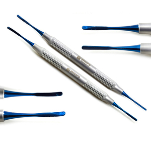 Ensemble de 2 instruments chirurgicaux dentaires manuels en acier inoxydable de haute qualité pour ligaments périodontaux, périoïdes PPAEL et PPAELA, pour implants - Product Image 1