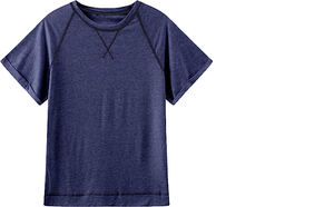 Women's Casual Crewneck Raglan T-Shirt Solid Color Knitted Short Sleeve Breathable Regular Fit Spring Summer <b>Top</b> - Product Image 4