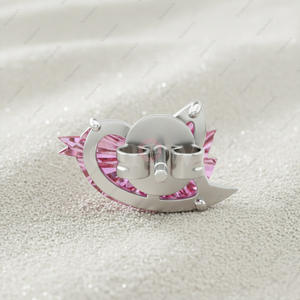 Pendientes de Botón de Plata de Ley 925 Chapados en Oro Fino con Diamante Cultivado en Laboratorio de 3.0ct, Color Rosa Fantasía, Claridad VVS VS, Certificado GIA IGI, Regalo para Él - Product Image 3