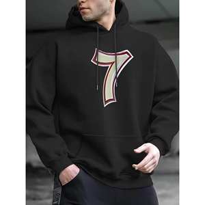 Pull-over de loisirs d'automne/hiver pour hommes, tricots et sweatshirts standard d'une couleur fabriqués en Chine - Product Image 1