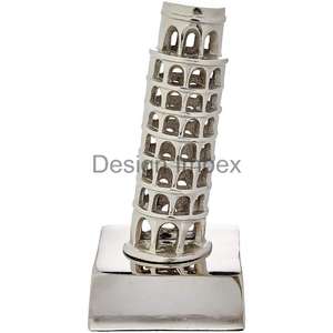 Tours Sculpture Pièce maîtresse décorative Artisanat en métal Décoration intérieure et bureau Piliers de tour élégants Modèles et cadeaux d'accent décorés - Product Image 2