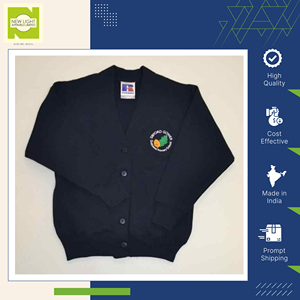 สเวตเตอร์คาร์ดิแกนขนสัตว์สำหรับเด็กผู้หญิงชุดนักเรียนปรับแต่งได้สำหรับฤดูใบไม้ร่วงฤดูหนาว - Product Image 4