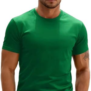 Camiseta de nuevo diseño para hombre, 100% algodón, camiseta de verano, logotipo de marca personalizable, corte ajustado, tejido transpirable, diseño estampado - Product Image 1