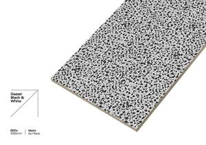 Carreaux en grès cérame aspect terrazzo mat 600x1200mm, ACCENTS, sol, mur, installation adhésive, minimalistes, chambres, villas, hôtels - Product Image 3