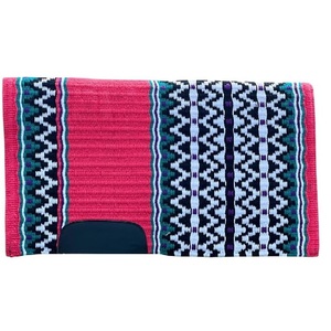 Western Performance Nouveau et exclusif Tapis de selle de spectacle Pure laine de Nouvelle-Zélande avec des motifs tribaux complexes - Product Image 1