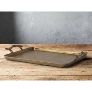 Ensemble de qualité supérieure de 3 plateaux de service en laiton en métal forme et taille personnalisées pour l'utilisation de centre de table de table d'hôtel à domicile - Product Image 3