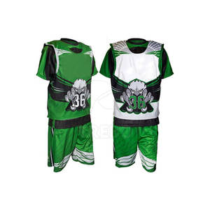 Uniforme de crosse léger 100% polyester à séchage rapide respirant personnalisable pour hommes adultes - Product Image 1