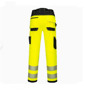 Pantalon de soudage résistant à la chaleur pour homme Vache véritable Style Hip Hop Respirant Séchage rapide Antistatique Tissu de laine lourd - Product Image 2