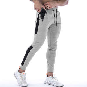Pantalon de jogging personnalisé grande taille pour hommes Pantalon de survêtement extensible décontracté avec poches cargo à cordon pour le fitness, la musculation et l'entraînement physique - Product Image 2