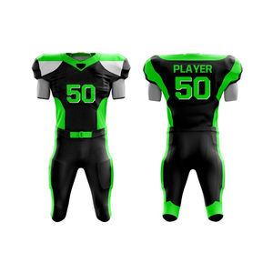 Kit d'uniforme de football américain personnalisé en polyester 100% de qualité supérieure du Pakistan vêtements de football américain de qualité supérieure vente en gros - Product Image 1
