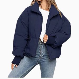 Chaqueta acolchada de Invierno para mujer personalizable, abrigo cálido acolchado con burbujas para exteriores, para el exterior, para el exterior, para el momento de la MS-JS-0033 - Product Image 1