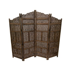 Full Size Wooden Vintage Quality Handcrafted Wooden <b>Divider</b> Wall Separator Premium Designer Middle Unit for Home Decoration - Product Image 1