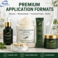 Poudre de peptide de salamandre géante, extrait de peptide d'Andrias Davidianus, poudre fine pour les soins de la peau, les produits nutritifs et cosmétiques
