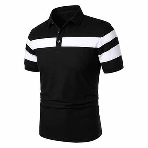 Venta al por mayor Casual Hombres Polo Camisa de manga corta transpirable 100% de alta calidad de poliéster de algodón Polo para los hombres - Product Image 2