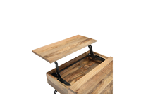 Table basse moderne de luxe en bois massif, extensible, convertible et pliable, avec plateau en bois, meubles pour la maison, salon, bureau