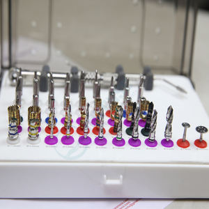 Kit de Cirugía Dental Premium INTENSE de 50 Piezas, Brocas Trepanadoras, Instrumentos de Titanio, Juego de Destornilladores con Trinquete - Product Image 3