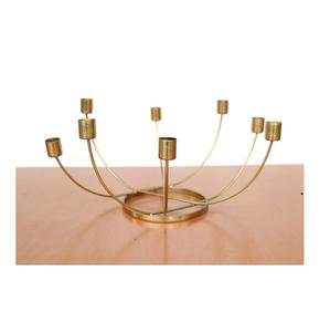 เชิงเทียนโลหะวินเทจสำหรับงานใหญ่ที่มีดีไซน์คลาสสิกและมีแขนตกแต่งสำหรับวางตรงกลางที่หรูหรา - Product Image 5