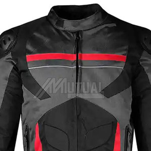 Veste de moto homme été maille légère avec ventilation et coussinets amovibles veste de moto - Product Image 4